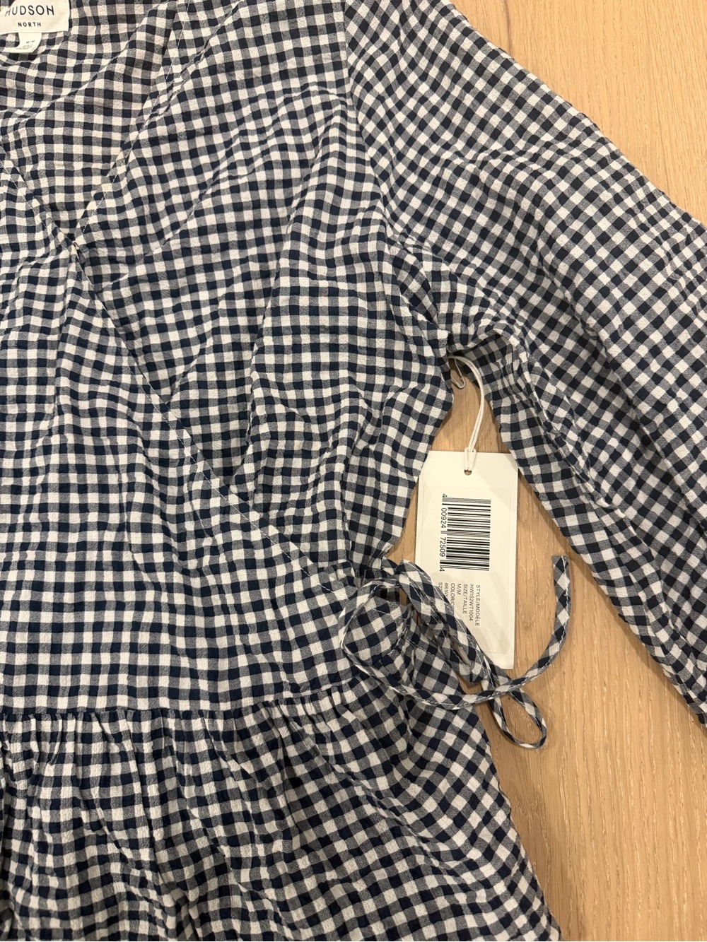 Women’s Hudson North wrap Peplum shirt.
